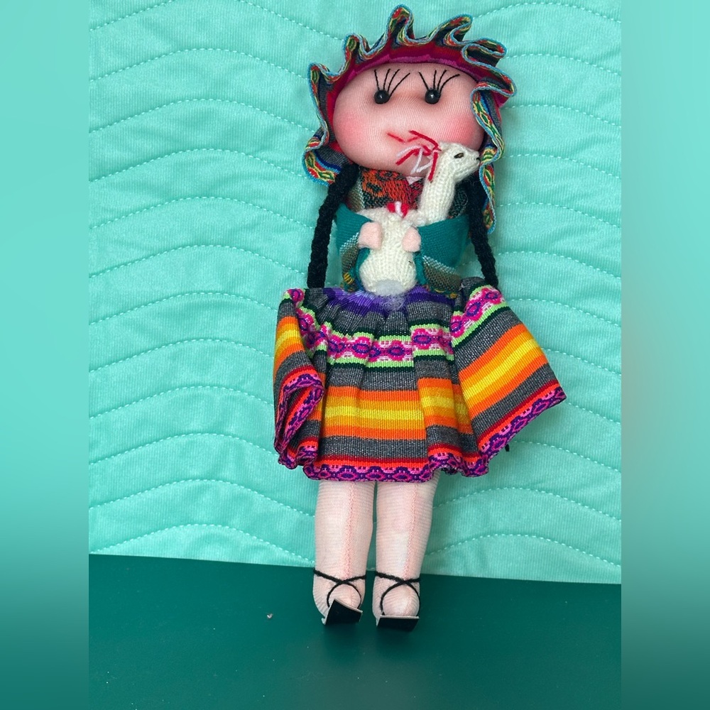 Peruvian Cloth Doll 14”